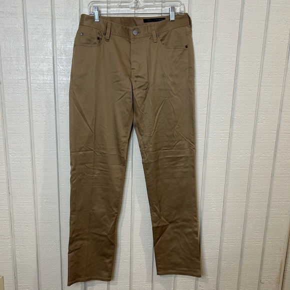 J. Hilburn Khaki Pants, size 32 Waist X 32.5 Inseam. - Picture 1 of 6